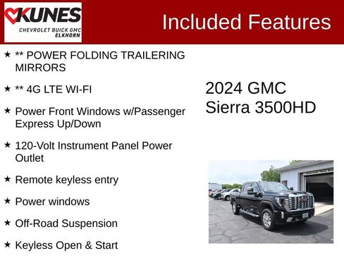 Used 2024 GMC Sierra 3500 Denali w/ Technology Package AWD/4WD image 3