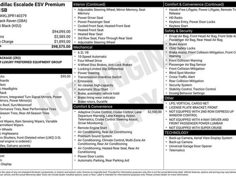 Used 2023 Cadillac Escalade ESV Premium Luxury AWD/4WD image 47