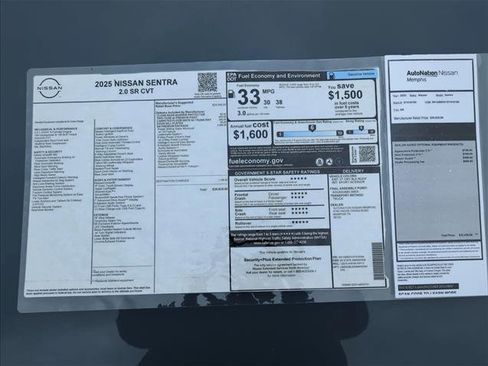 New 2025 Nissan Sentra SR w/ SR Premium Package FWD image 22