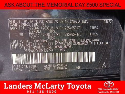 Used 2022 Toyota RAV4 LE AWD/4WD image 34
