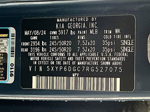Used 2024 Kia Telluride S w/ S Sunroof Package AWD/4WD image 35