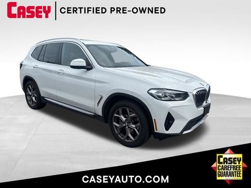 Certified 2022 BMW X3 xDrive30i w/ Premium Package 2 (ZPA) AWD/4WD image 1