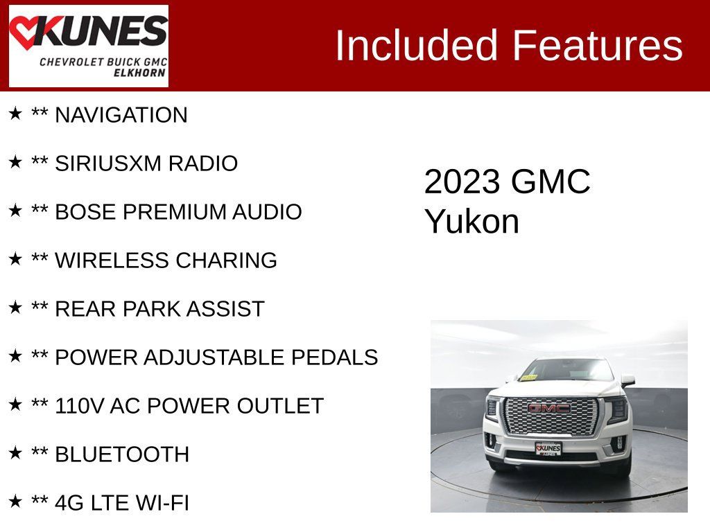 Used 2023 GMC Yukon Denali AWD/4WD image 3