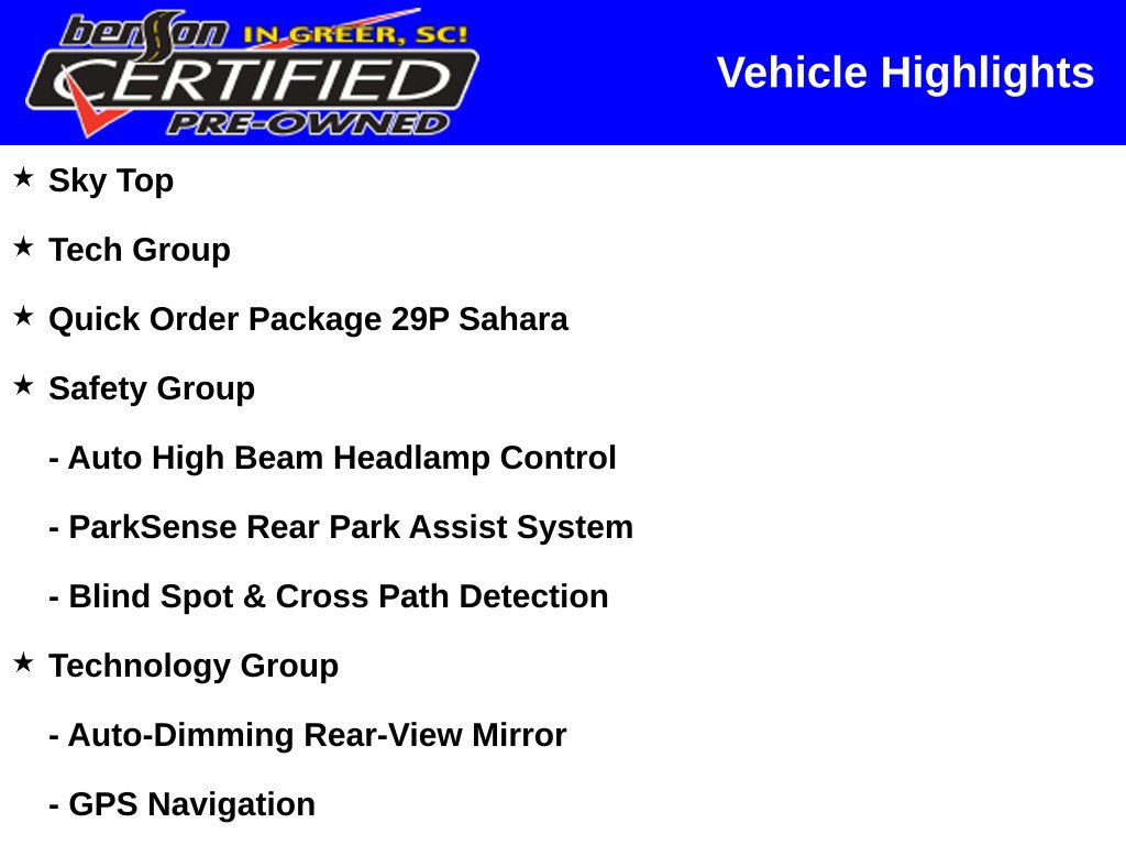 Used 2024 Jeep Wrangler Unlimited Sahara w/ Technology Group AWD/4WD image 2