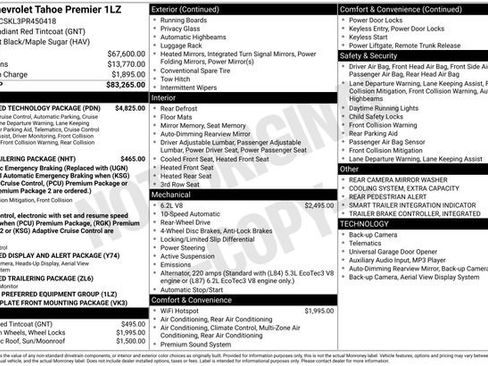 Used 2023 Chevrolet Tahoe Premier w/ Advanced Technology Package image 3