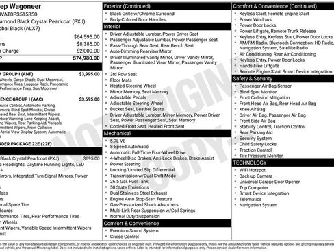 Used 2023 Jeep Wagoneer 4WD w/ Premium Group I image 33