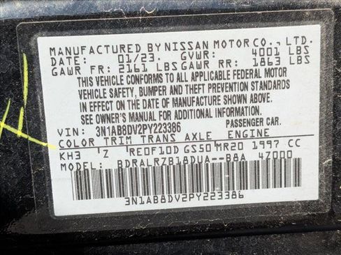 Used 2023 Nissan Sentra SR w/ Electronics Package image 20
