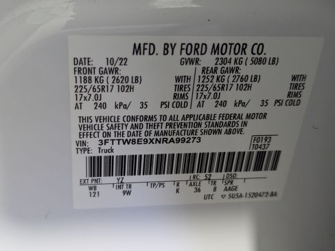 Certified 2022 Ford Maverick XL FWD image 31