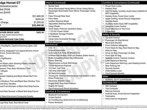 Certified 2024 Dodge Hornet GT w/ Cold Weather Group AWD/4WD image 40