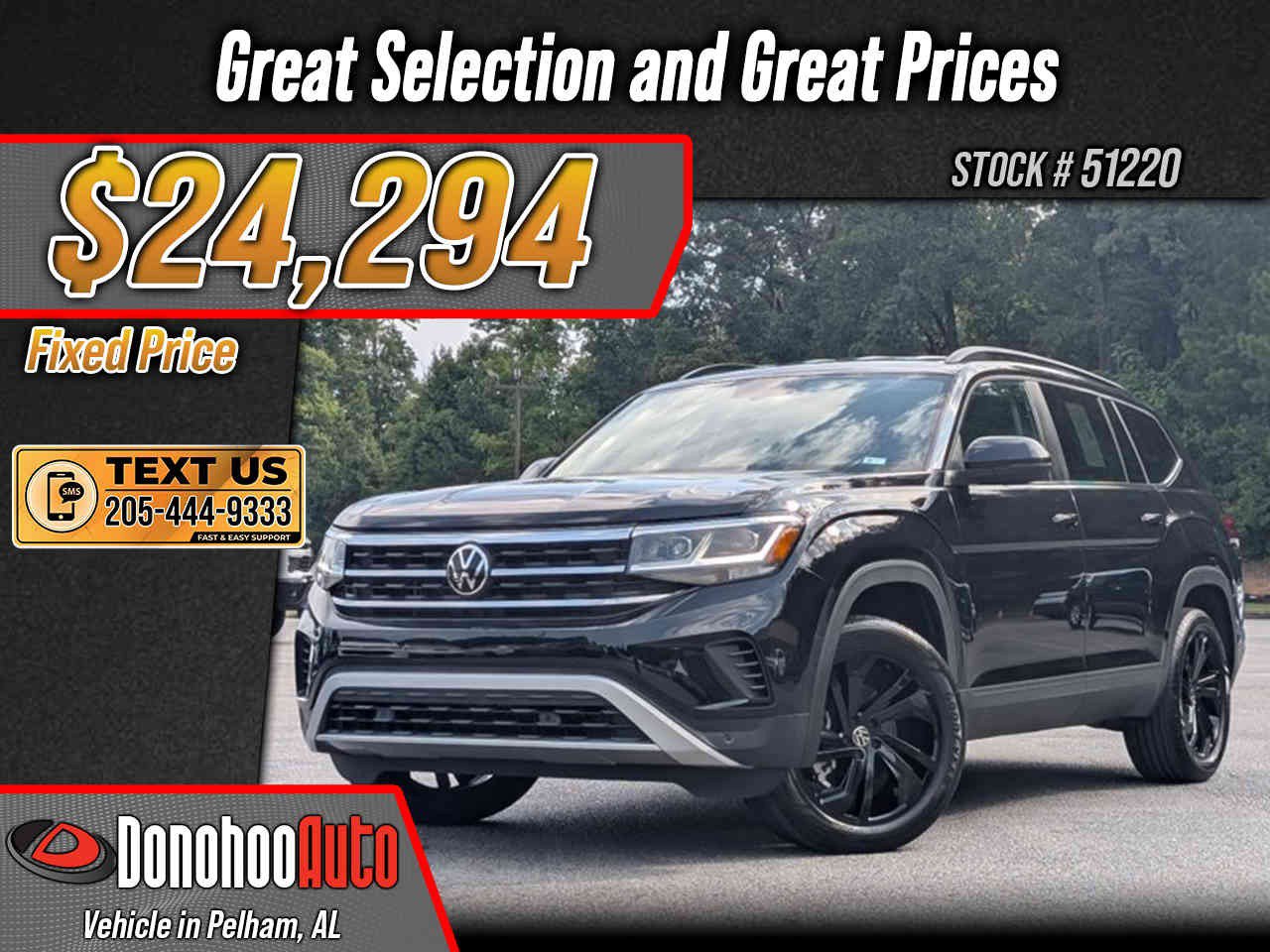 Used 2023 Volkswagen Atlas SE w/ Black Wheel Package FWD image 1
