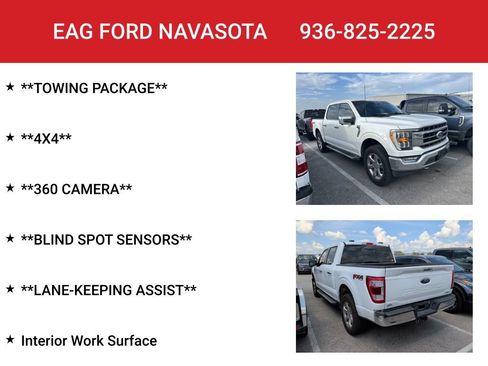 Used 2023 Ford F150 Lariat w/ Trailer Tow Package AWD/4WD image 8