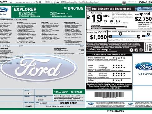 Used 2017 Ford Explorer XLT AWD/4WD image 10