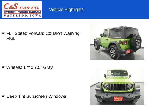 Used 2025 Jeep Wrangler Sport AWD/4WD image 19