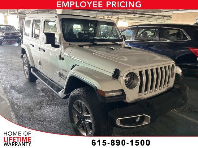 Used 2022 Jeep Wrangler Unlimited Sahara w/ LED Lighting Group AWD/4WD image 1