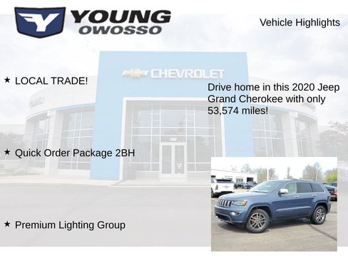 Used 2020 Jeep Grand Cherokee Limited w/ Premium Lighting Group image 7