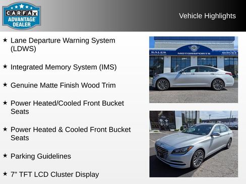 Used 2015 Hyundai Genesis 3.8 w/ Option Group 04 AWD/4WD image 11