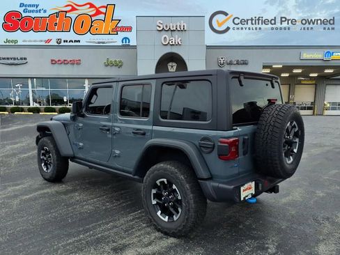 Certified 2025 Jeep Wrangler Unlimited Rubicon 4xe w/ Safety Group AWD/4WD image 4