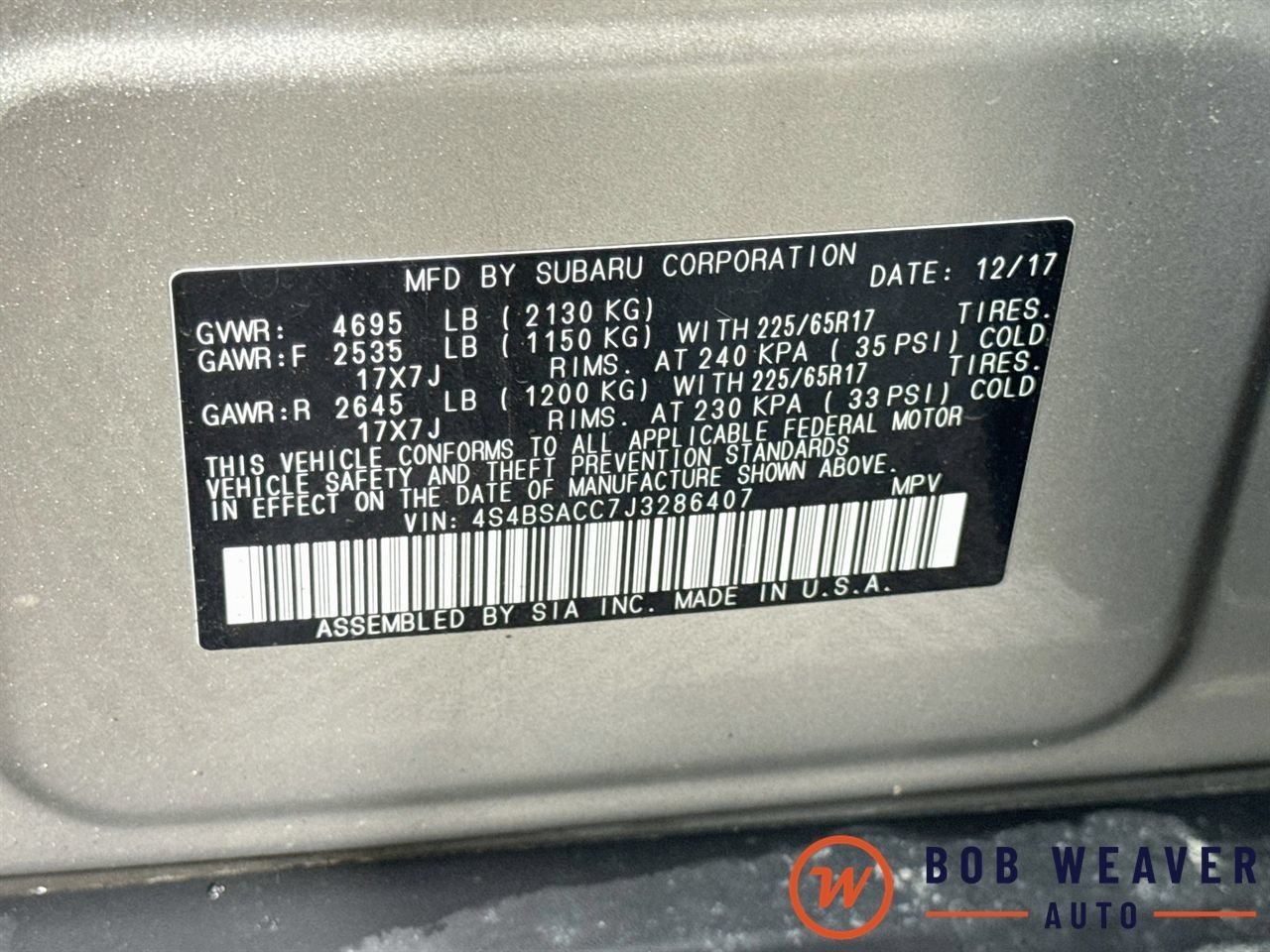 Used 2018 Subaru Outback 2.5i Premium AWD/4WD image 38