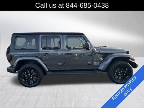 Certified 2022 Jeep Wrangler Unlimited Sahara 4xe w/ Cold Weather Group image 4