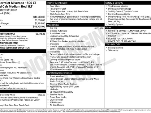 Used 2018 Chevrolet Silverado 1500 LT w/ All Star Edition image 3