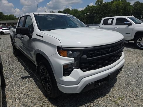Used 2024 Chevrolet Silverado 1500 Custom w/ Dark Appearance Package AWD/4WD image 2
