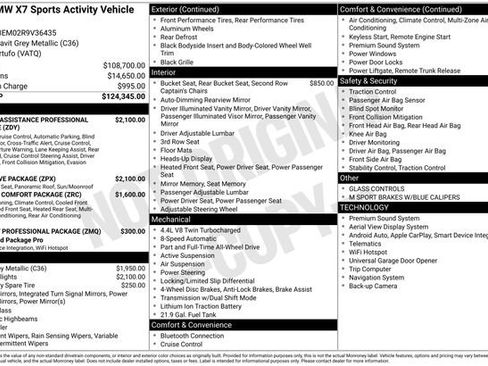 Certified 2024 BMW X7 M60i w/ Executive Package image 21