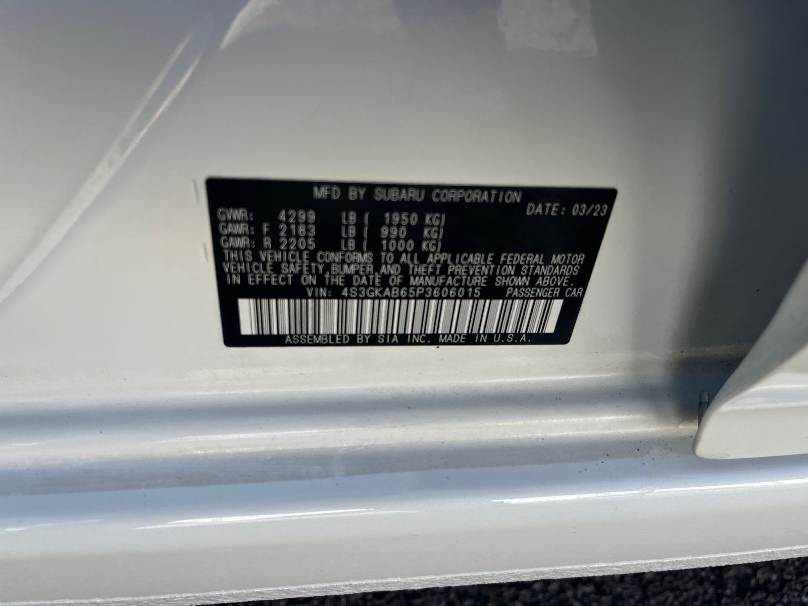 Certified 2023 Subaru Impreza 2.0i AWD/4WD image 25