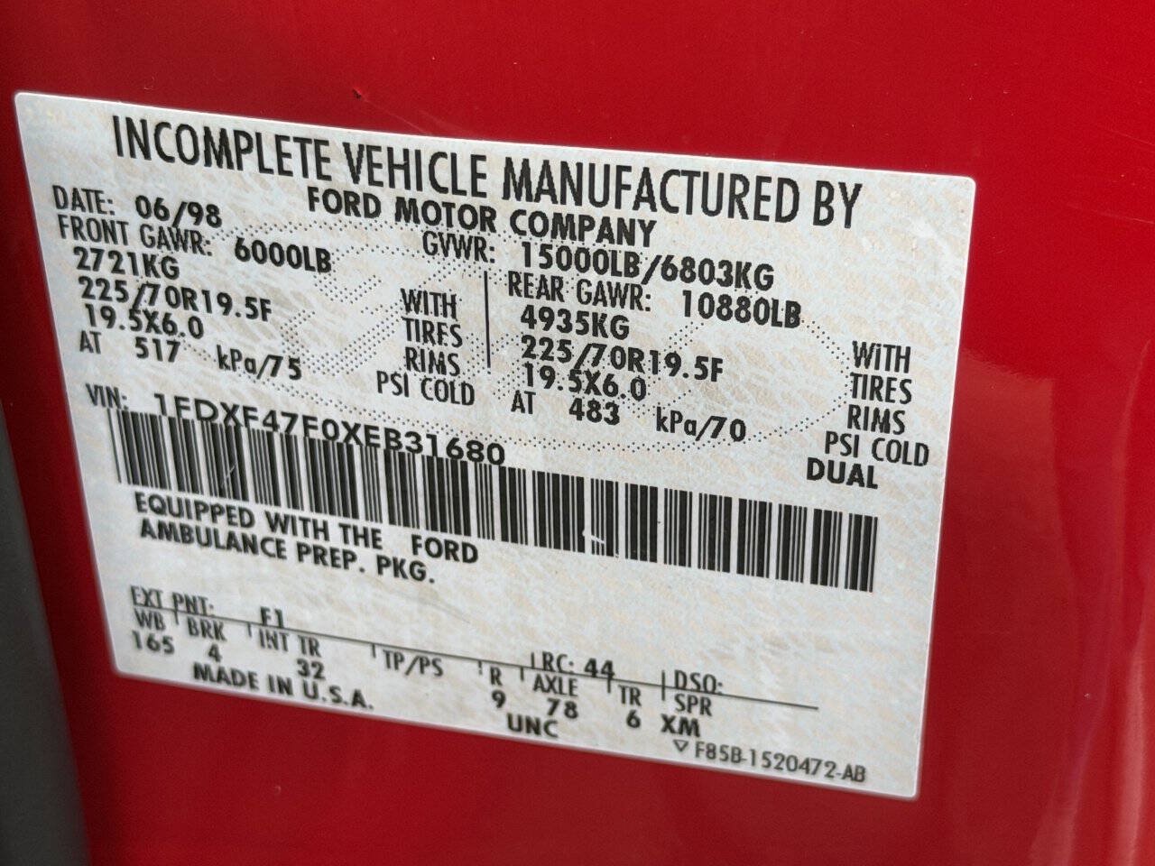 Used 1999 Ford F450 4x4 Regular Cab Super Duty image 78