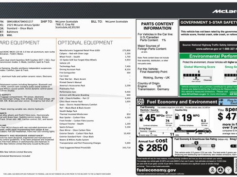 Used 2025 McLaren Artura Spider image 42