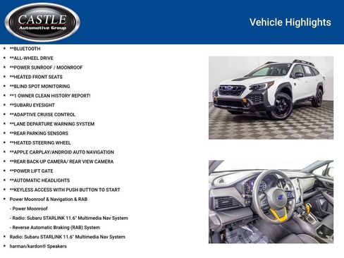 Used 2024 Subaru Outback Wilderness AWD/4WD image 3
