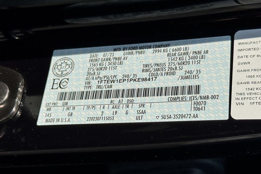 Certified 2023 Ford F150 XL w/ XL STX Apperance Package AWD/4WD image 19