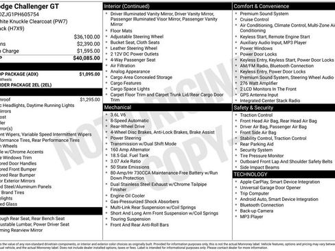 Used 2023 Dodge Challenger GT w/ Blacktop Package image 37