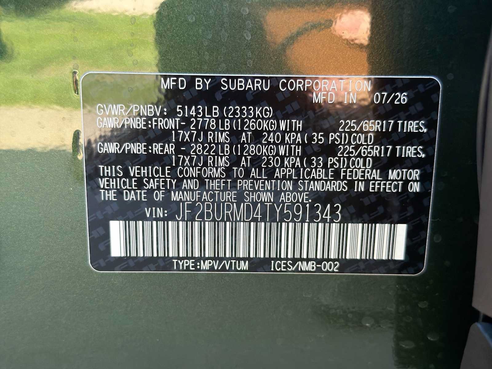 New 2026 Subaru Outback Wilderness AWD/4WD image 33