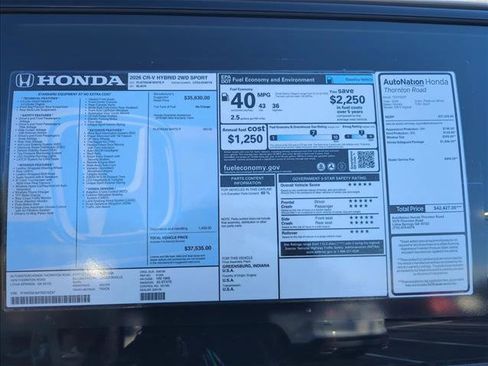 New 2026 Honda CR-V Sport image 20