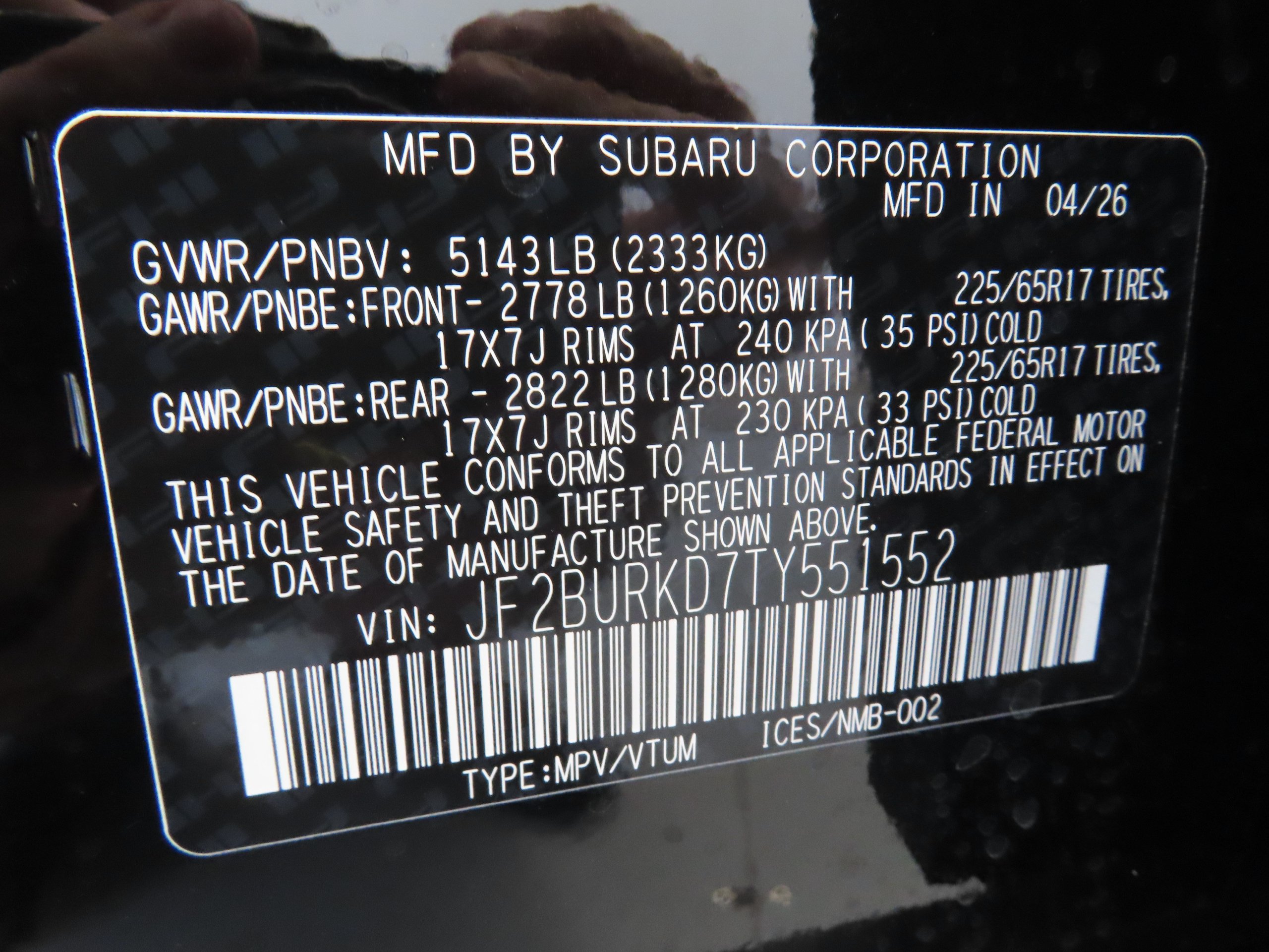 New 2026 Subaru Outback Wilderness w/ Wilderness Package AWD/4WD image 25