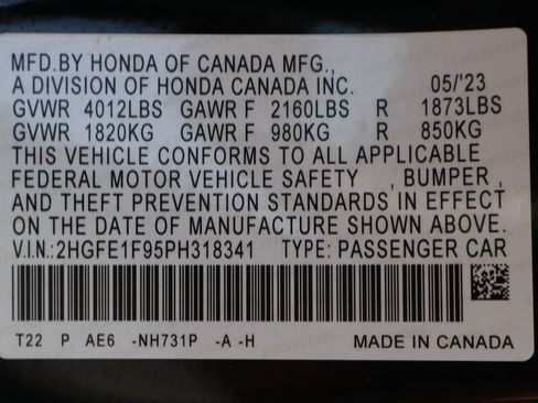 Used 2023 Honda Civic Touring image 52