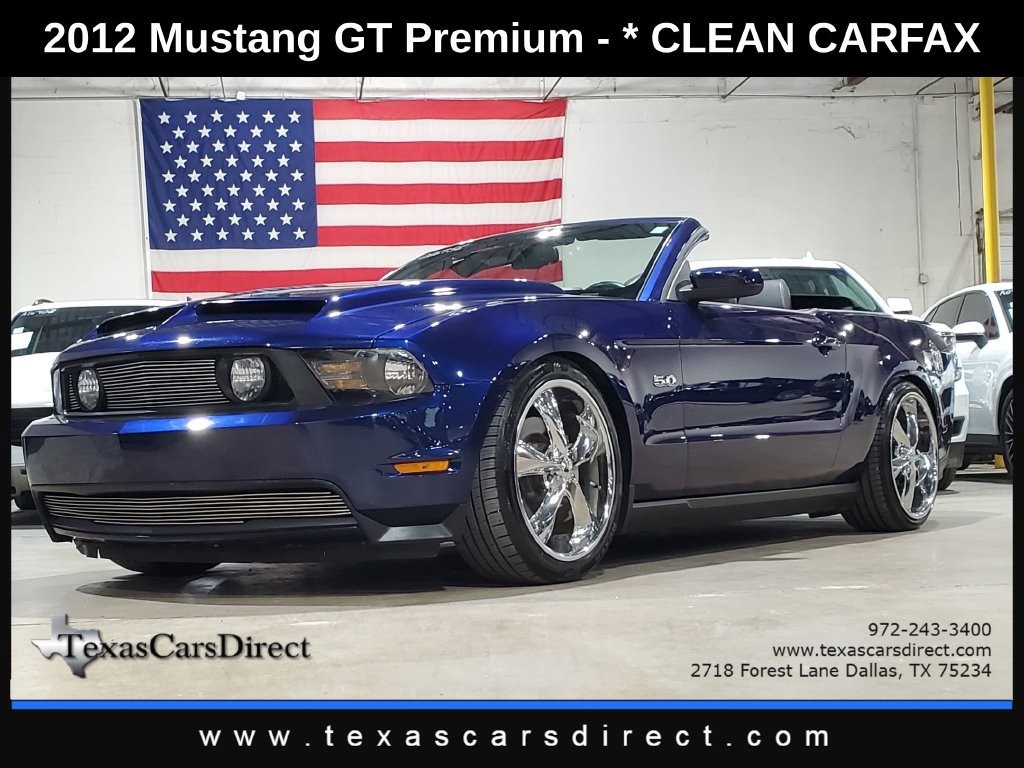 Used 2012 Ford Mustang GT Premium w/ Security Pkg RWD 360° Tour