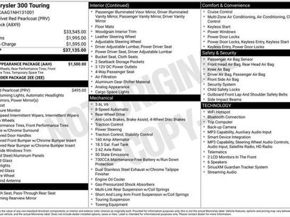 Used 2022 Chrysler 300 Touring w/ Sport Appearance Package