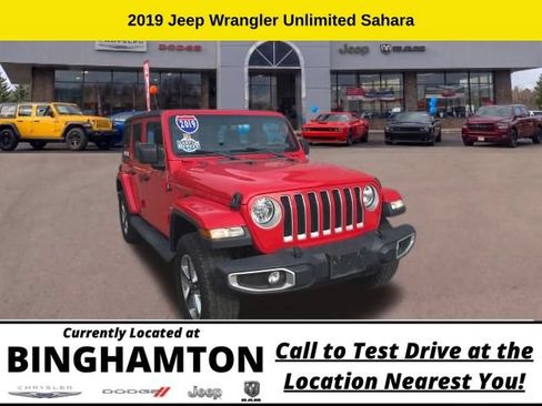 Used 2019 Jeep Wrangler Unlimited Sahara AWD/4WD image 1