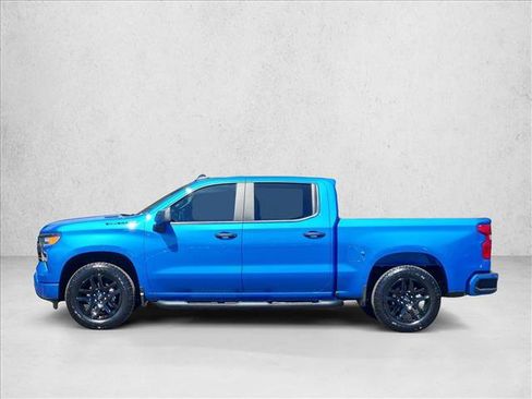 Certified 2025 Chevrolet Silverado 1500 Custom w/ Turbomax Blackout Package RWD image 5