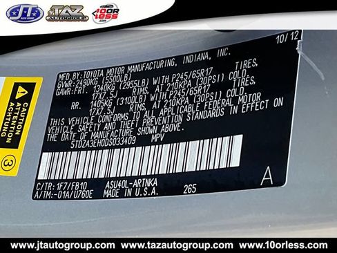 Used 2013 Toyota Highlander FWD w/ Cold Weather Pkg image 21