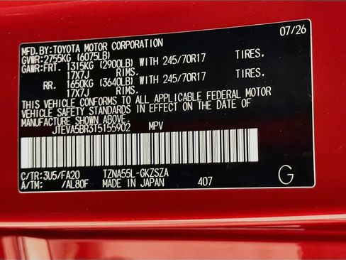 New 2026 Toyota 4Runner SR5 AWD/4WD image 28
