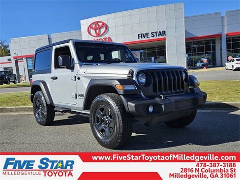 Used 2023 Jeep Wrangler Sport image 1