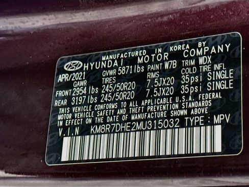 Used 2021 Hyundai Palisade Calligraphy w/ Cargo Package AWD/4WD image 38