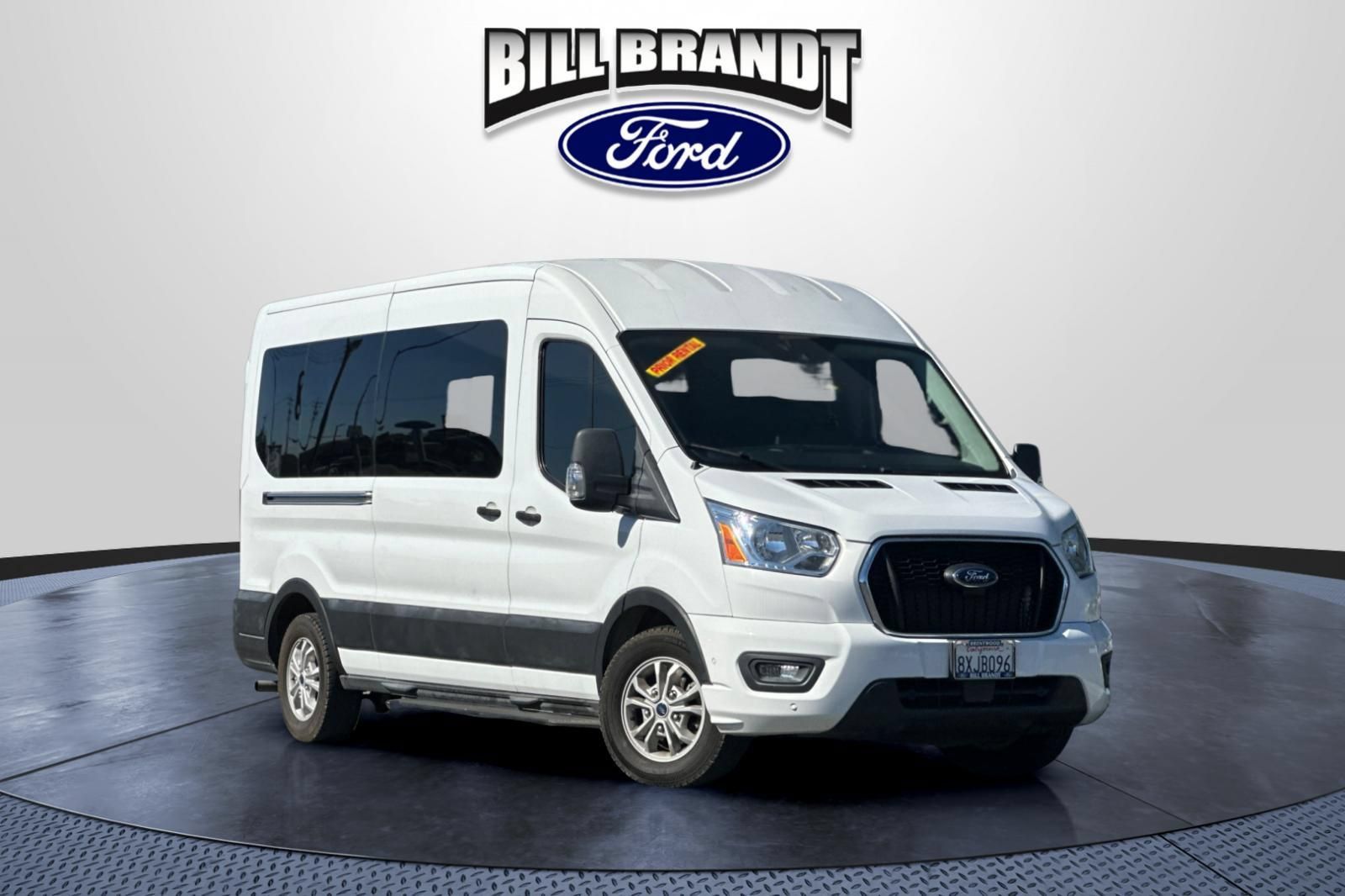 Certified 2021 Ford Transit 350 148 Medium Roof Wagon RWD image 1