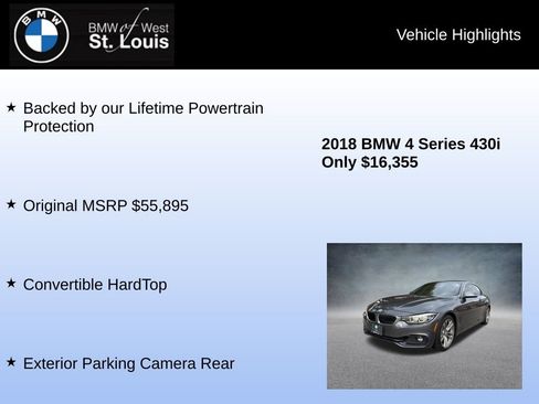 Used 2018 BMW 430i Convertible image 8