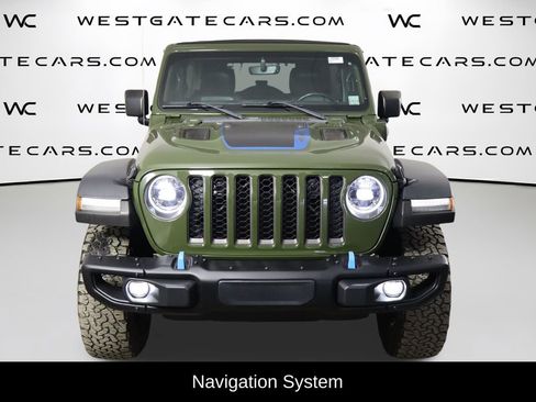 Used 2023 Jeep Wrangler Unlimited Rubicon 4xe w/ Steel Bumper Group AWD/4WD image 2