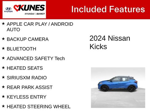 Used 2024 Nissan Kicks SR w/ SR Premium Package FWD image 2