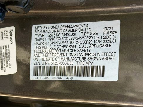 Used 2022 Honda Pilot Special Edition image 45