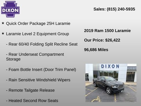 Used 2019 RAM 1500 Laramie AWD/4WD image 4